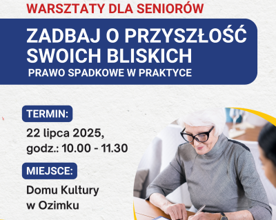 Warsztaty dla seniorów